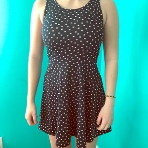 👗 Navy Polk-a-dot Halter Dress 👗